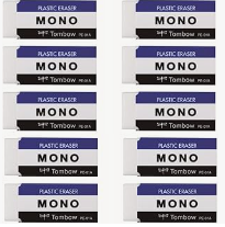トンボ鉛筆 消しゴム MONO モノPE01 10個